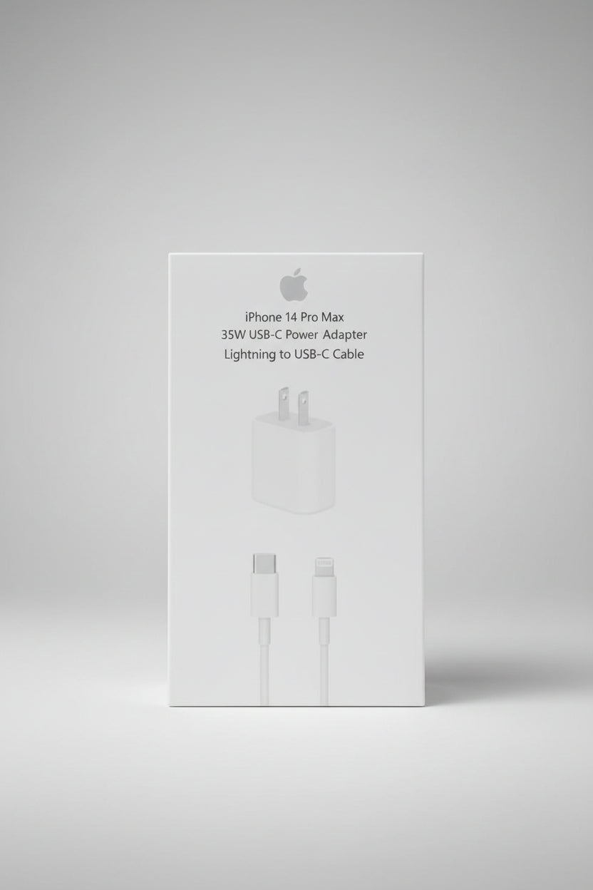 Apple Cargador iPhone 14 Pro Max 35W