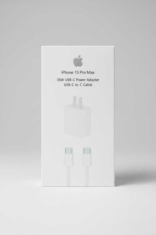 Apple Cargador iPhone 15 Pro Max 35W
