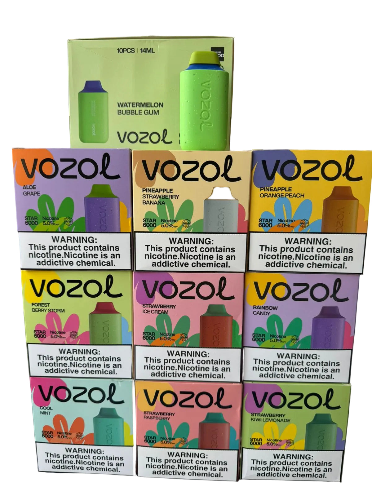 VOZOL 6,000 PUFFS